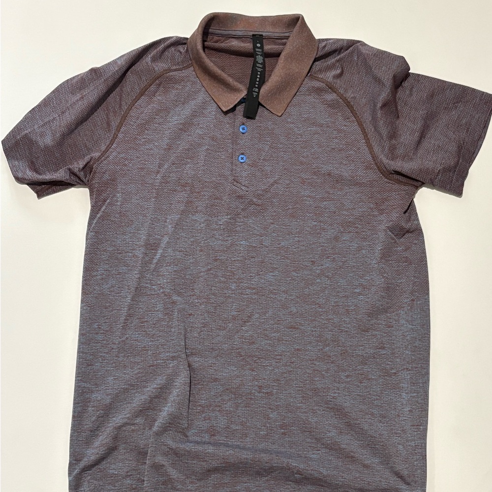 Lululemon Metal Vent 2.0 Brown Polo Shirt